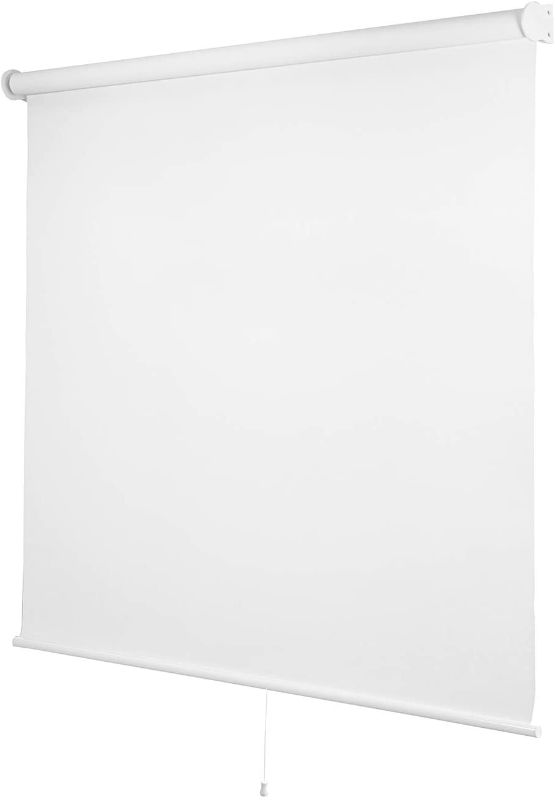 Photo 1 of CHICOLOGY Snap-N'-Glide Cordless Roller Shade, Byssus White 72"x 72"
