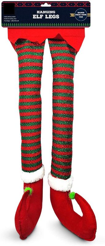 Photo 1 of 1 Pair Elf Christmas Decorations for Your Vehicle or Fireplace - Hanging Elf Legs for Car Perfect for Holiday Cheer. One Pair Random Style Santa Leg or Elf Leg. STYLE WILL VARY AT RANDOM ELF/SANTA (1)
Color: Red