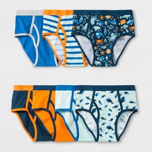 Photo 1 of Boys' 7pk Briefs - Cat & Jack™ Colors May Vary 2PK
