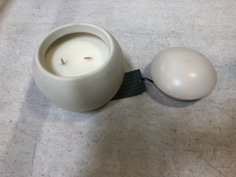 Photo 2 of 12.5oz Ceramic Sphere Jar Clove and Black Currant Candle - Threshold™ designed with Studio McGee
