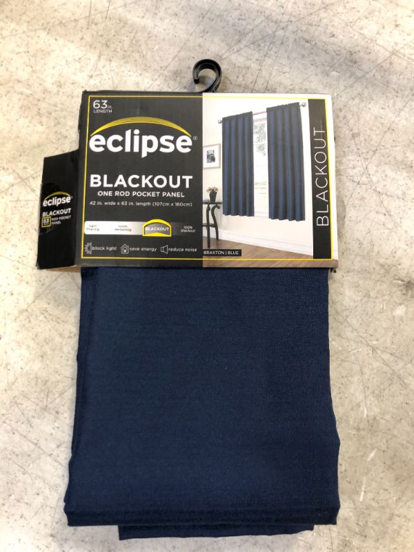 Photo 2 of Braxton Thermaback Blackout Curtain Panel - Eclipse 42 x 63 inches 
