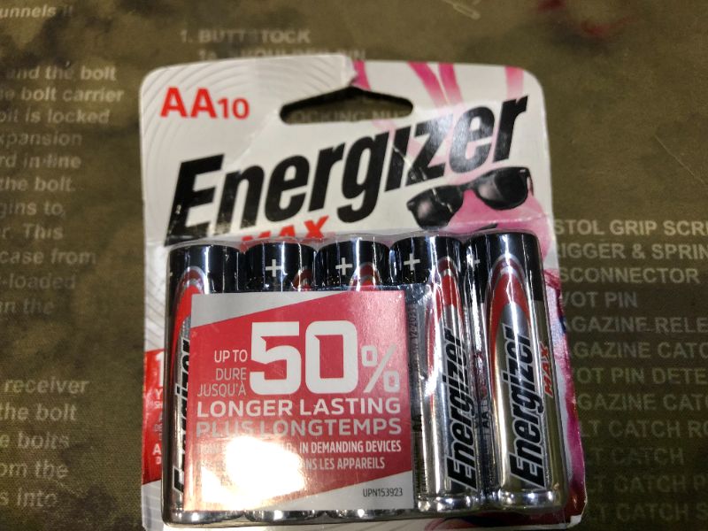 Photo 2 of Energizer 10pk MAX Alkaline AA Batteries
