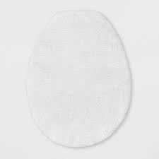 Photo 1 of 18"x21" Elongated Toilet Lid Cover White - Threshold Signature™ : Target