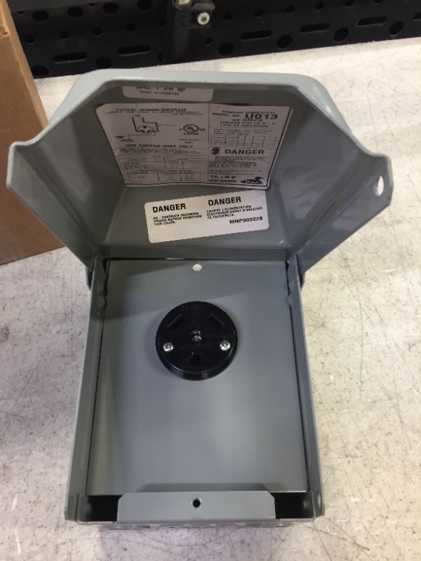 Photo 3 of GE Energy Midwest Electric Surface Mount Outdoor Power Outlet Panel, 30 Amp