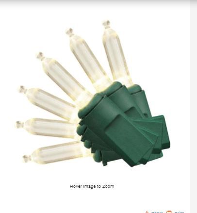 Photo 1 of 86.92 ft. 300-Light Warm White Mini LED Lights
