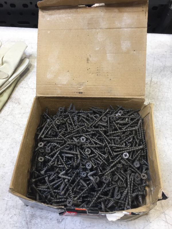 Photo 2 of #6 x 1-5/8 in. Philips Bugle-Head Coarse Thread Sharp Point Drywall Screws (5 lbs./Pack)
