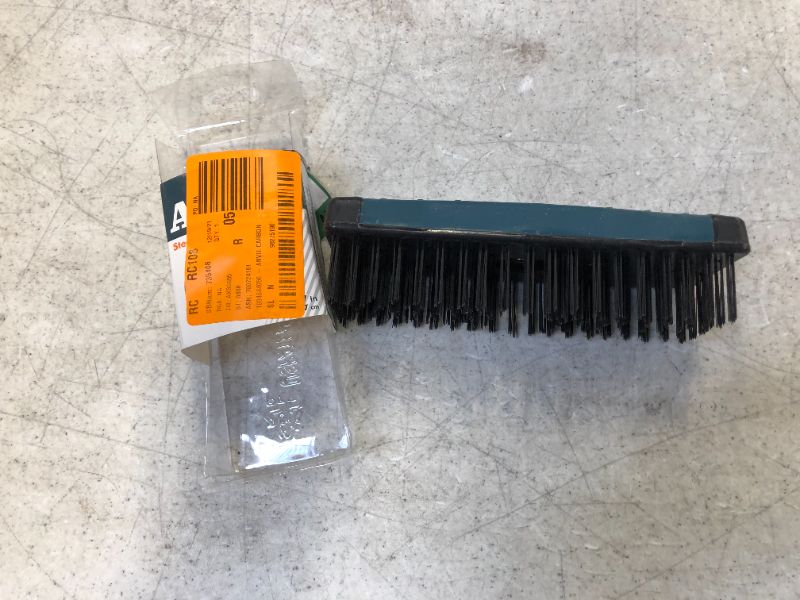 Photo 2 of 2.5 in. x 7 in. Carbon Block 6-Row x 19-Row Wire Brush
