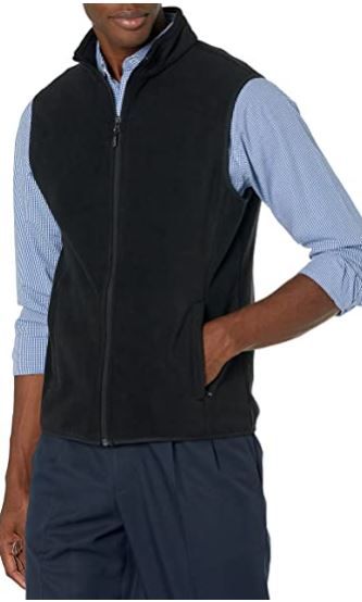 Photo 1 of Amazon Essentials Men's Full-Zip Polar Fleece Vest
Size: M
Color: Navy Blue