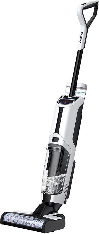 Photo 1 of ACEKOOL Cordless Wet Dry Vacuum Cleaner Lightweight, Auto-Clean Function with Detachable Battery, Voice Assistant for Hardwood Floors, Sticky Messes and Pet Hair
