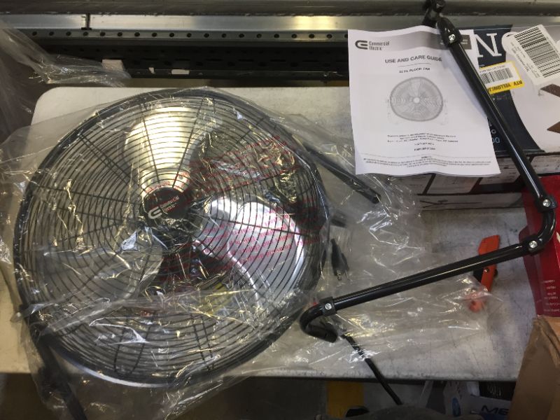 Photo 2 of Commercial Electric 20 in. 3-Speed High Velocity Floor Fan