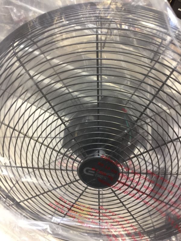 Photo 3 of Commercial Electric 20 in. 3-Speed High Velocity Floor Fan