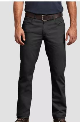 Photo 1 of Dickies Men's Tapered Fit Trousers - Black
Size 38x30 
