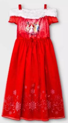 Photo 1 of Toddler Girls' Disney Princess Holiday Fantasy NightGown - Red
Size 5T