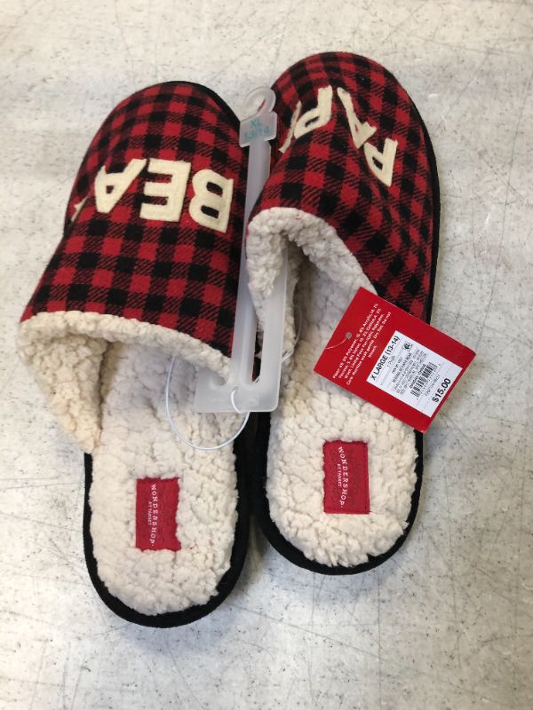 Photo 1 of Men's Family Sleep Papa Bear Slippers - Wondershop™ Size: XL
