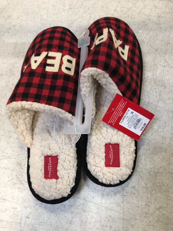 Photo 2 of Men's Family Sleep Papa Bear Slippers - Wondershop™ Size: XL
