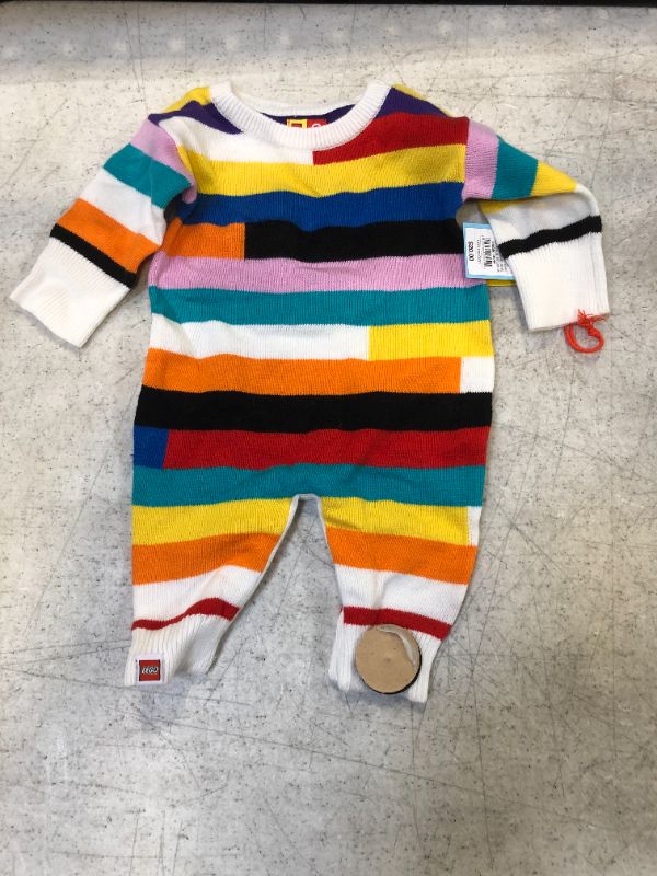 Photo 2 of Baby Mix Stripe Sweater One Piece Romper - LEGO® Collection x Target---NB/RN---