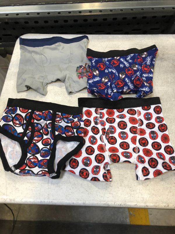 Photo 1 of BOYS SPIDERMAN UNDERWEAR-4 PACK-SIZE 8