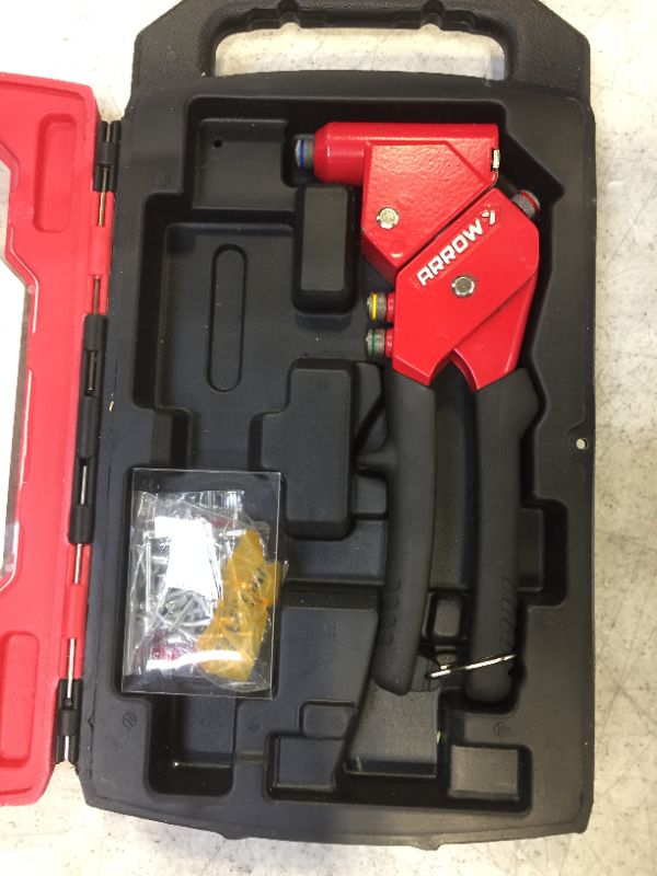 Photo 2 of Arrow RT187SHK 1-Handed Swivel Riveter Kit---MISSING MOST HARDWARE---