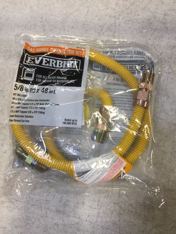 Photo 2 of Everbilt 4 ft. Gas Range Connector Kit