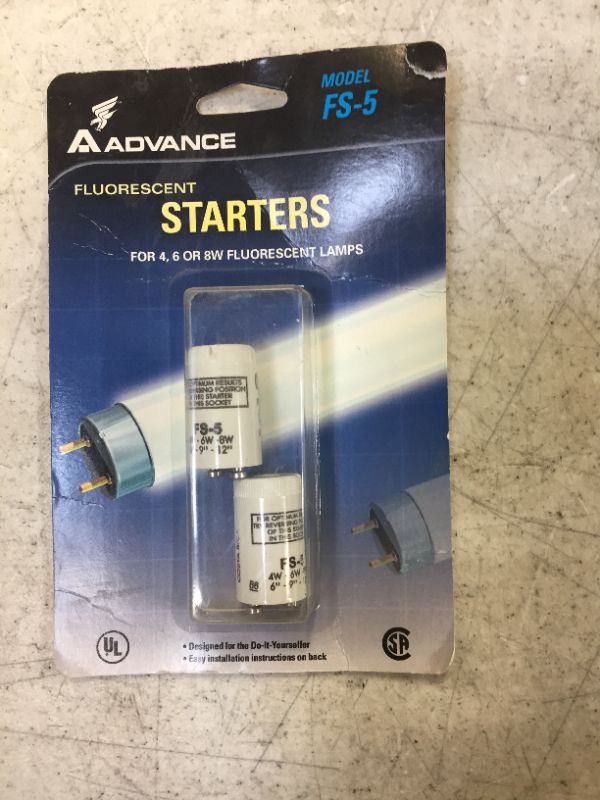 Photo 2 of Advance FS-5 Fluorescent Starters for 4, 6, or 8W Lamps
