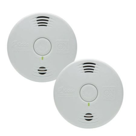 Photo 1 of 10-Year Worry Free Smoke & Carbon Monoxide Detector, Lithium Battery Powered with Voice Alarm, 2-Pack
OPENED PACKAGE 