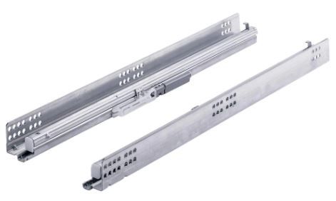 Photo 1 of 21 in. Full Extension Undermount Soft Close Drawer Slide Set 1-Pair (2 Pieces)
