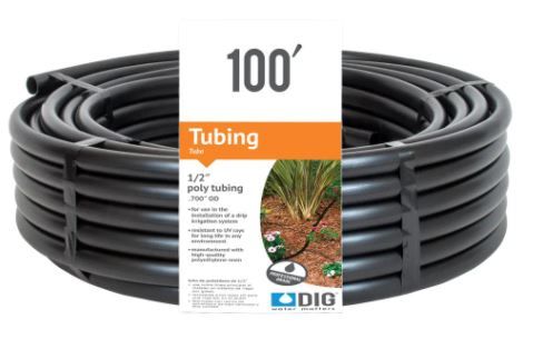 Photo 1 of 1/2 in. (0.700 O.D.) x 100 ft. Poly Drip Tubing
