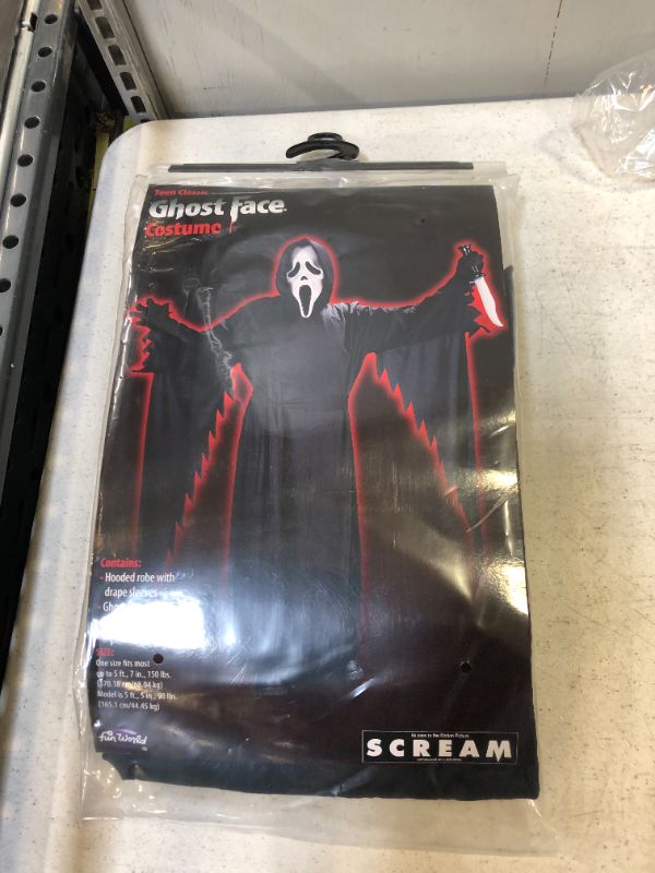 Photo 1 of Scream Ghost Face Teen ONE SIZE 5 FT. 7 IN. 150 LBS
