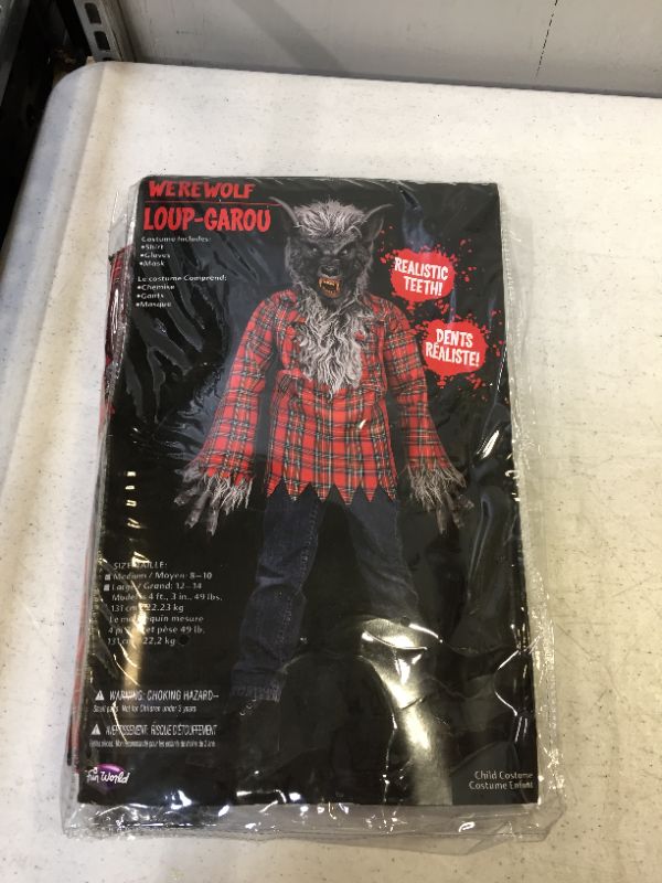 Photo 2 of Grey Werewolf Costume for Kids
SIZE MEDIUM
