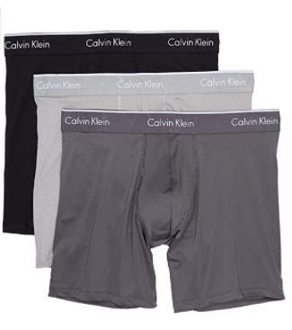 Photo 1 of Calvin Klein Men`s Microfiber Stretch Boxer Briefs, 3 Pack, Small
