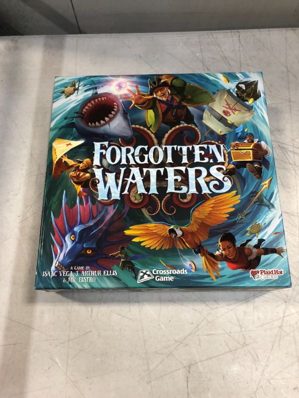 Photo 1 of Forgotten Waters Board Game | Pirate Adventure Game | Cooperative Strategy Game for Adults and Teens | Ages 14+ | 3-7 Players | Average Playtime 2-4 Hours | Made by Plaid Hat Games