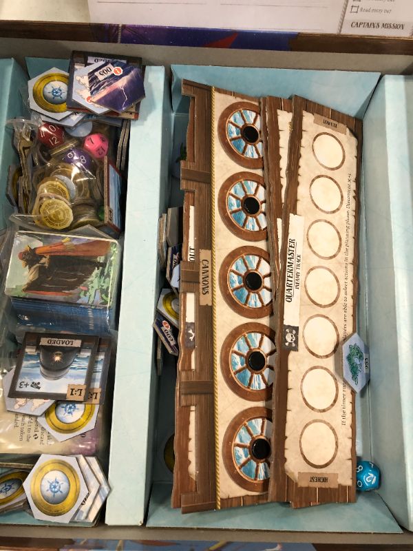 Photo 1 of Forgotten Waters Board Game | Pirate Adventure Game | Cooperative Strategy Game for Adults and Teens | Ages 14+ | 3-7 Players | Average Playtime 2-4 Hours | Made by Plaid Hat Games