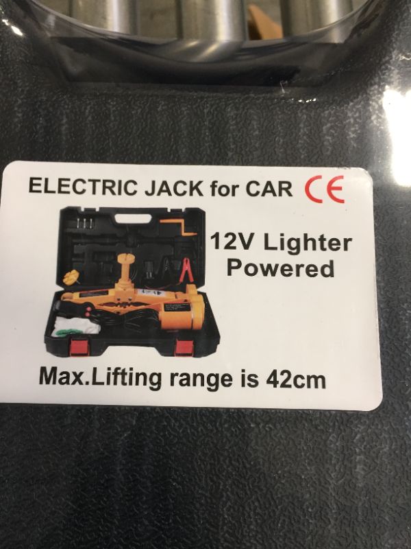 Photo 2 of 12v lighter powered electric jack for car