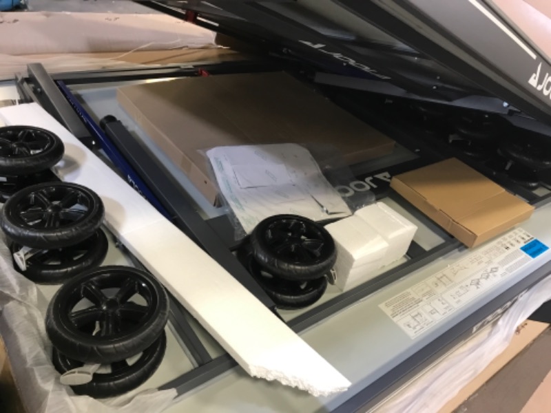 Photo 1 of JOOLA NOVA Plus - Outdoor Table Tennis Table with Waterproof Net Set - 10 Minute Easy Assembly - All Weather Aluminum Composite Outdoor Ping Pong Table - Tournament Quality - Indoor & Outdoor Compatible
