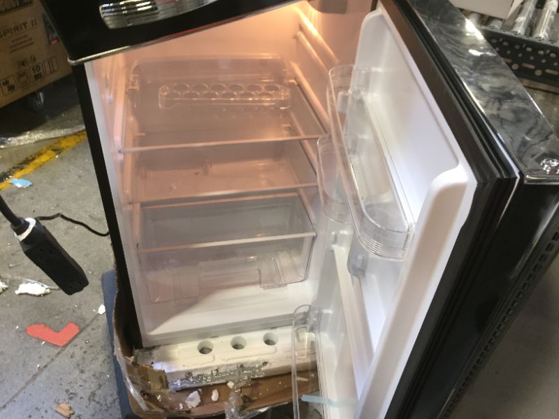 Photo 1 of RCA 7.5 Cu. Ft. Retro Top Freezer Refrigerator RFR786, Black