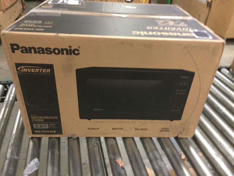 Photo 6 of Panasonic 2.2 Cu. Ft. Countertop Microwave Oven with Inverter Technology, Black