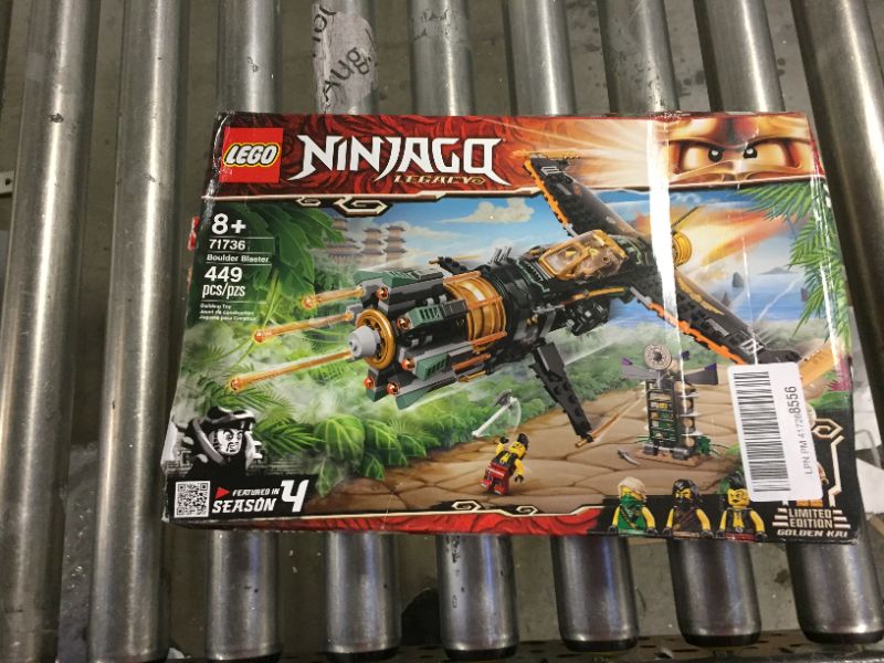 Photo 3 of LEGO NINJAGO Legacy Boulder Blaster; Airplane Toy Featuring Collectible Figurines 71736