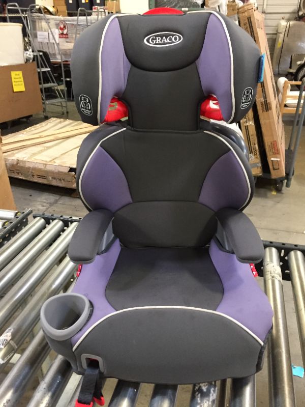 Photo 2 of Graco Affix Highback Booster Seat with Latch System, Grapeade
