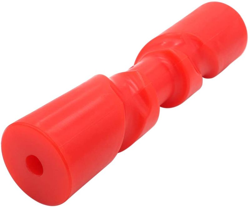 Photo 1 of UANOFCN 12 Inch Red Polyurethane Self Centering Roller Non Marking Boat Trailer
