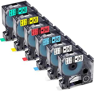 Photo 1 of 10 PACKS Greateam Compatible 12mm .47 Laminated White TZ Tape Replacement for Brother P-Touch Label Tape TZe-231 TZ-231, 1/2" Ptouch TZe Label Maker Tape Use for Brother PT-D210 PT-H110 PT-D400 PTD600, 6 Pack  GTLBZH4501X1    60 TOTAL

