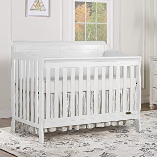 Photo 1 of Dream On Me Ashton Full Panel 5-in-1 Convertible Crib, White , 54x33x44 Inch (Pack of 1)