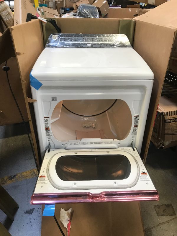 Photo 2 of Kenmore 27" Front Load Gas Dryer with Steam Technology and 7.4 Cubic Ft. Total Capacity, White
