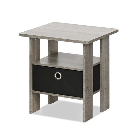 Photo 1 of  Furinno Andrey End Table Night Stand with Bin Drawer