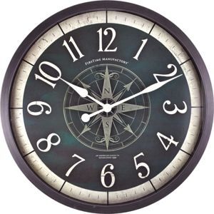 Photo 1 of 24" Compass Rose Wall Clock Oil Rubbed Bronze - FirsTime & Co.

