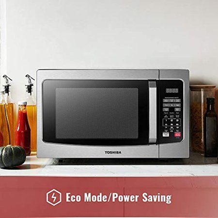 Photo 1 of  Toshiba EM131A5C-SS Microwave Oven with Smart Sensor, Easy Clean Interior, ECO M