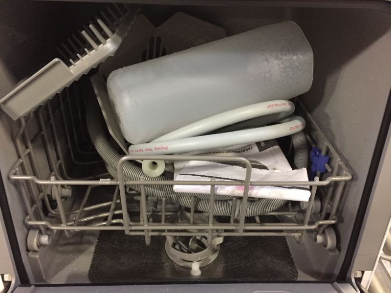 Photo 3 of Farberware Professional Portable Dishwasher White
(( OPEN BOX ))
** HAS STAINS INSIDE AND NON-FUNCTIONAL **
