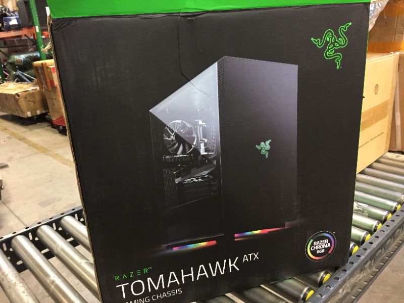 Photo 2 of Razer Tomahawk ATX - Mid Tower Desktop Gaming Chassis PC Case Tempered Glass RGB