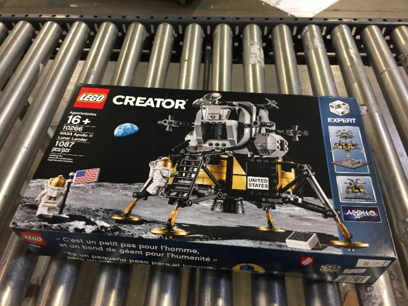Photo 2 of LEGO Creator Expert NASA Apollo 11 Lunar Lander Building Kit 10266
[[ FACTORY SEALED ]]
