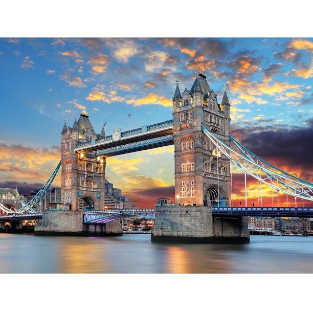 Photo 1 of 1000 Piece Jigsaw Puzzle - Tower Bridge for Adults & Kids
