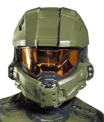 Photo 1 of Disguise Halo Master Chief Half Mask Child Costume Accessory

